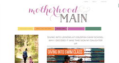 Desktop Screenshot of motherhoodandmain.com